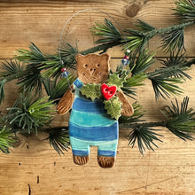 Load image into Gallery viewer, Festive Bear in a swimsuit
