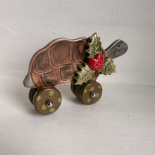 Load image into Gallery viewer, Festive Tortoise on wheels
