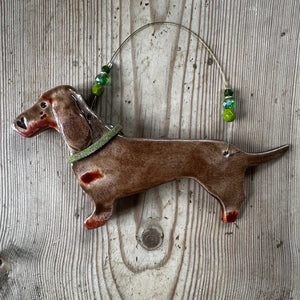 Brown & Tan Dachshund decoration