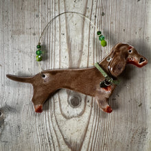 Load image into Gallery viewer, Brown &amp; Tan Dachshund decoration
