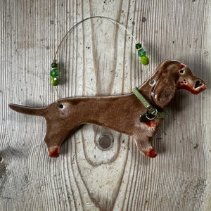 Brown & Tan Dachshund decoration